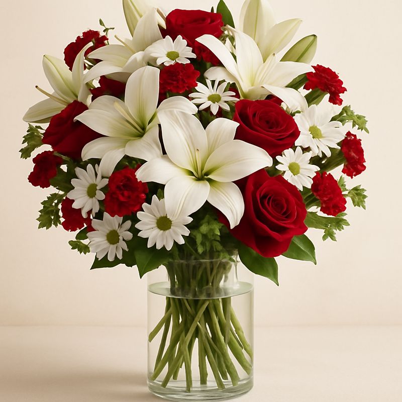 Winter Romance Vase